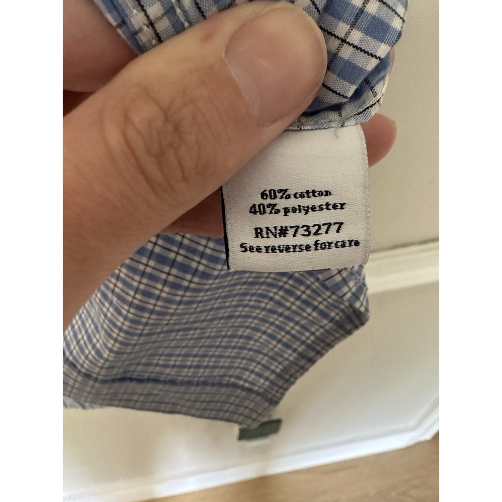 Croft & Barrow Men's Dress Shirt Long-Sleeve Classic Fit Easy Care Size Large - Picture 5 of 7